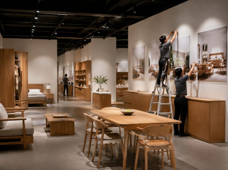 宝兴县企业展厅与文化墙设计施工